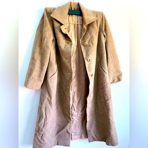 Ultima 100% cashmere vintage trench coat
